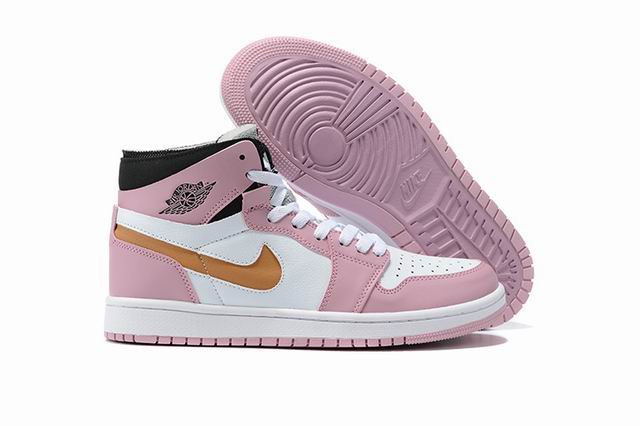 Air Jordan 1 Zoom Pink Glaze Women's Basketball Shoes-02 - Click Image to Close